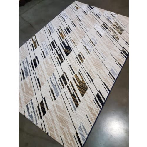 Turkish Retro Shades Center Rug - 7 By 10 Feet Size