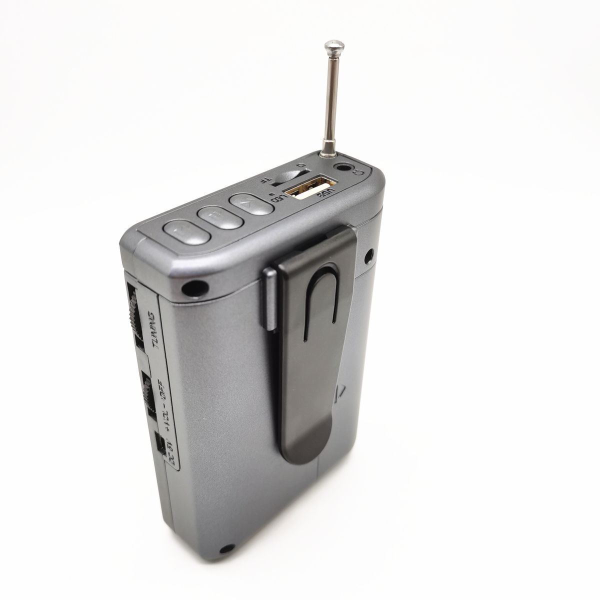 Rechargeable Pocket Radio FM/AM/SW Radio MP3 Music Player Mini Portable Radio Receiver Speaker Support USB Disk TF Card