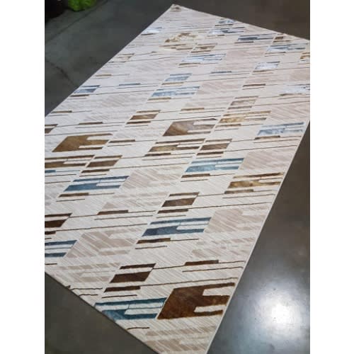 Turkish Retro Shades Center Rug - 7 By 10 Feet Size