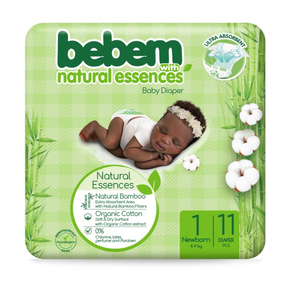 Natural small Diaper Newborn Size 1 - 11 X1