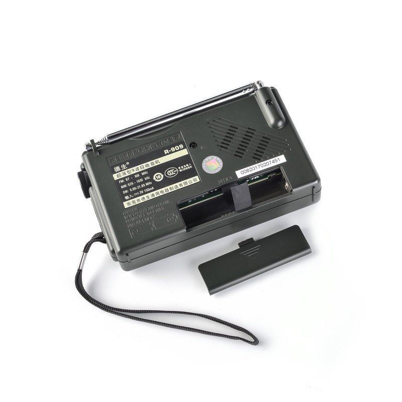 1pcs Tecsun R-909 Radio Fm Mini Radio Handheld Digital Play