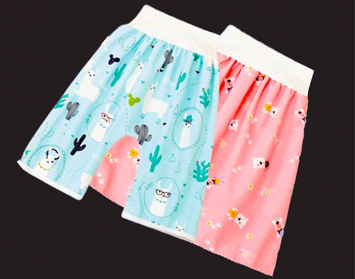 Bedwet Children Reusable Urine Absorber Diaper Short & Skirt