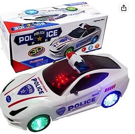 Door Open Police Car Toy For Kids