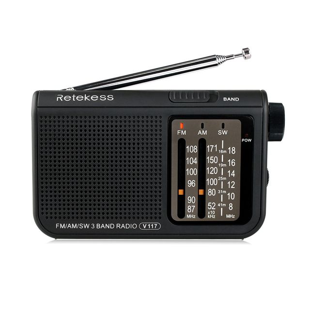 Retekess V117 Analog Am Fm Radio Transistor Shortwave