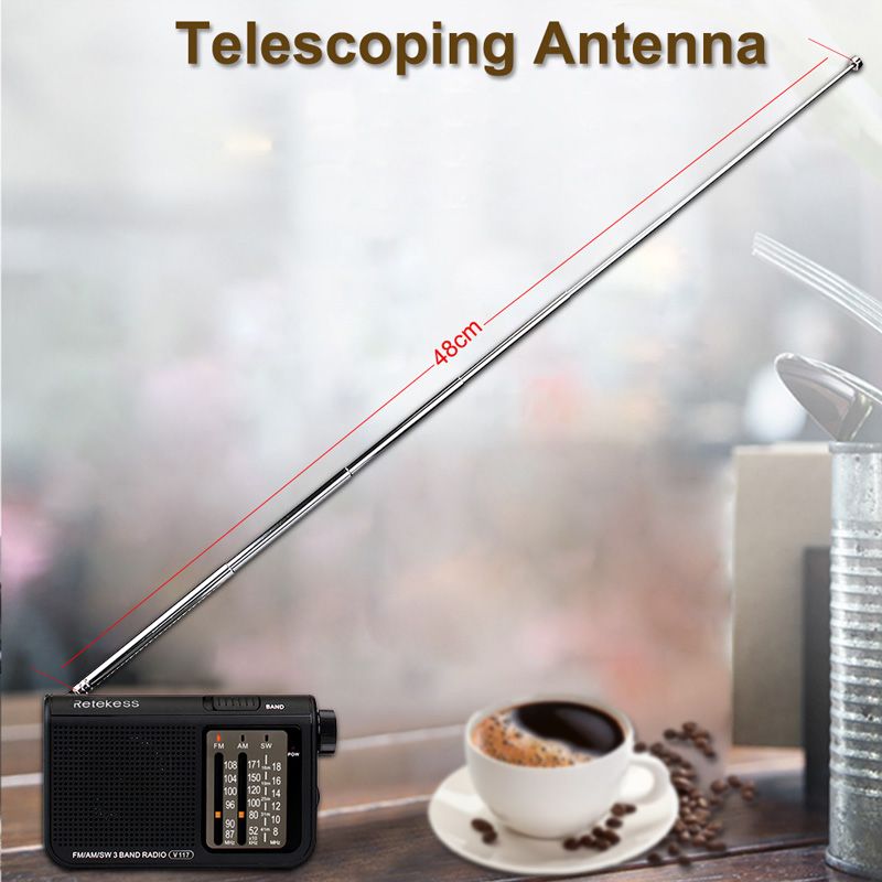 Retekess V117 Analog Am Fm Radio Transistor Shortwave