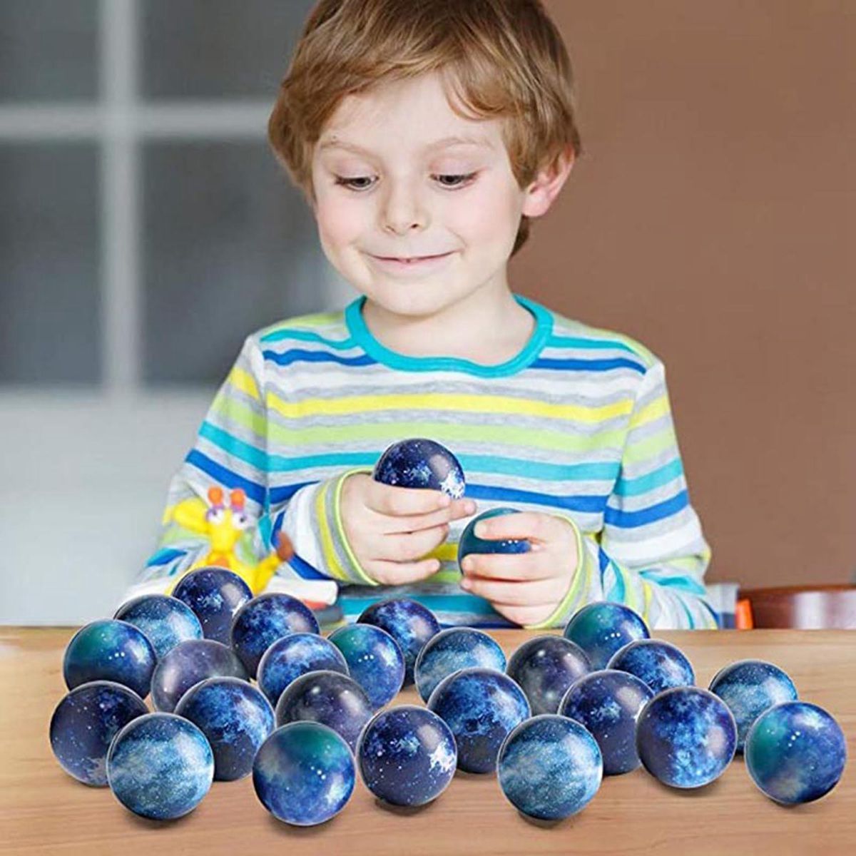 12 Pcs Galaxy Stress Balls,2.5 Inch Space Theme Stress