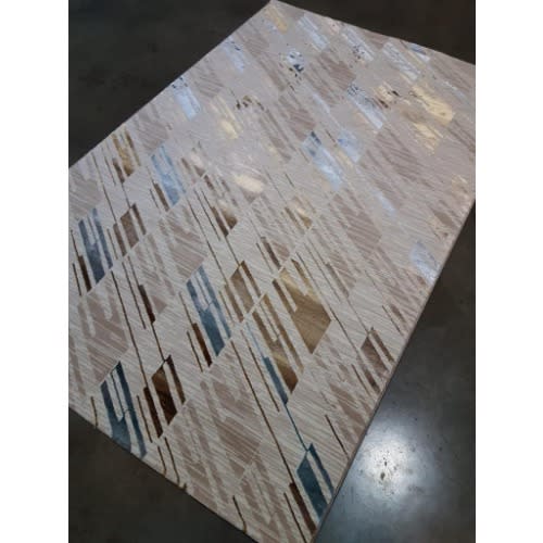 Turkish Retro Shades Center Rug - 7 By 10 Feet Size