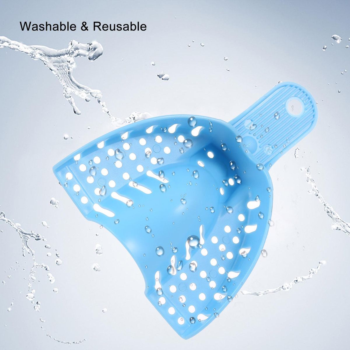 10PCS Dental Impression Trays Dental Supply Teeth Holder Plastic Dentist Tools