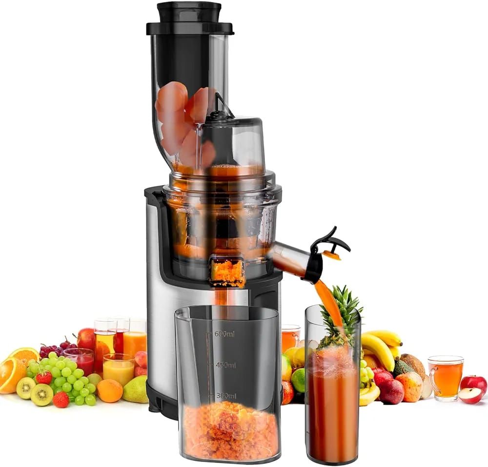 Masticating Slow Juicer For Fruits And Vegetables - 300W