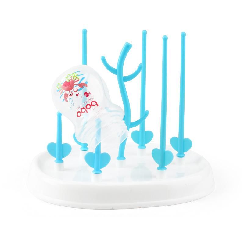 Bottle Drying Rack bottle holder SMT hot bottle drying rack baby bottle drain rack Blue