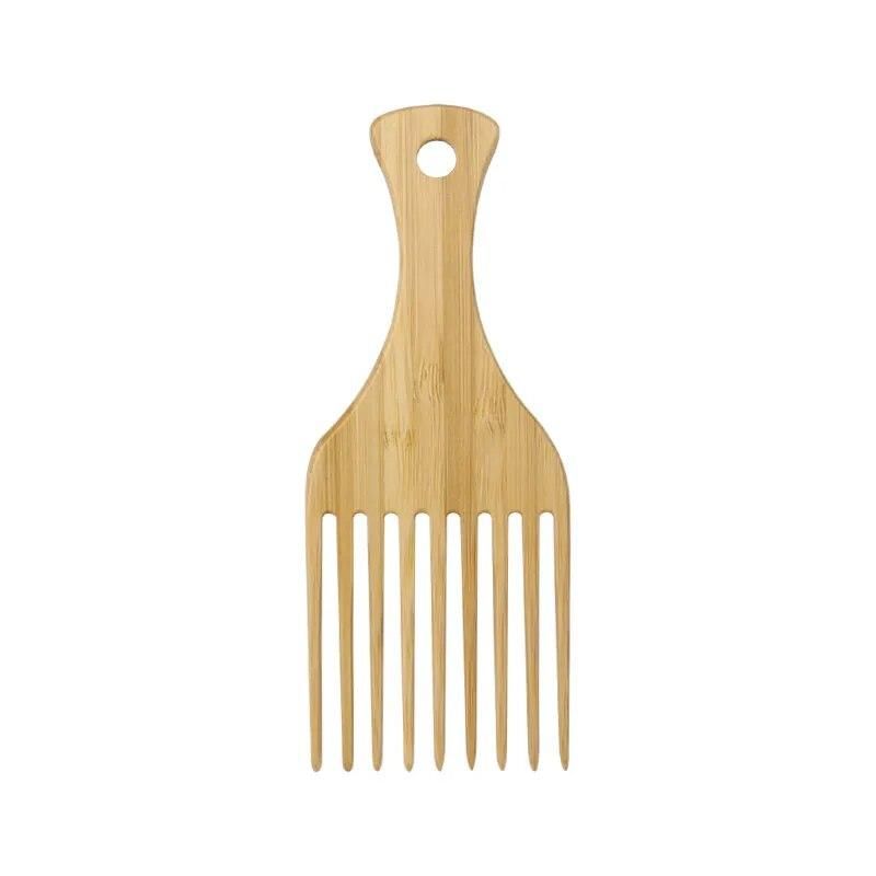 Natural Afro African American Pick Comb Brush Hairdressing Tool for Straight Hair Oil Head Hairstyle Sandalwood Salon Use