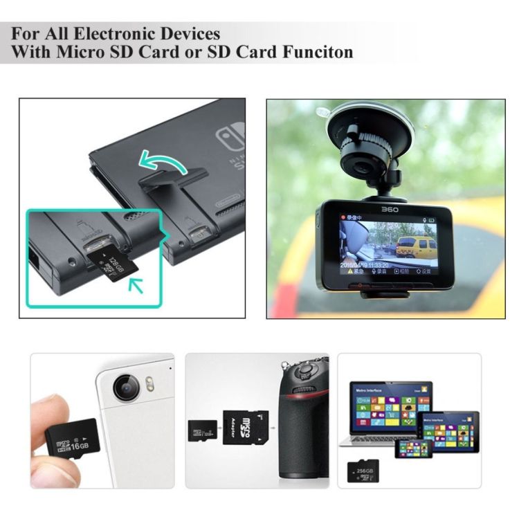 16GB Class 10 Micro SD(TF) Memory Card