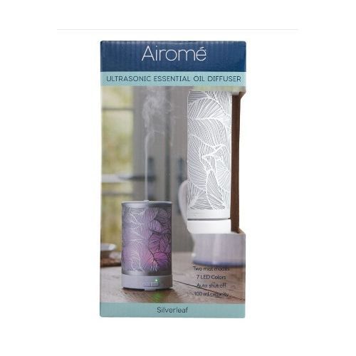 Ultrasonic Essential Oil Diffuser 100ml Silverleaf