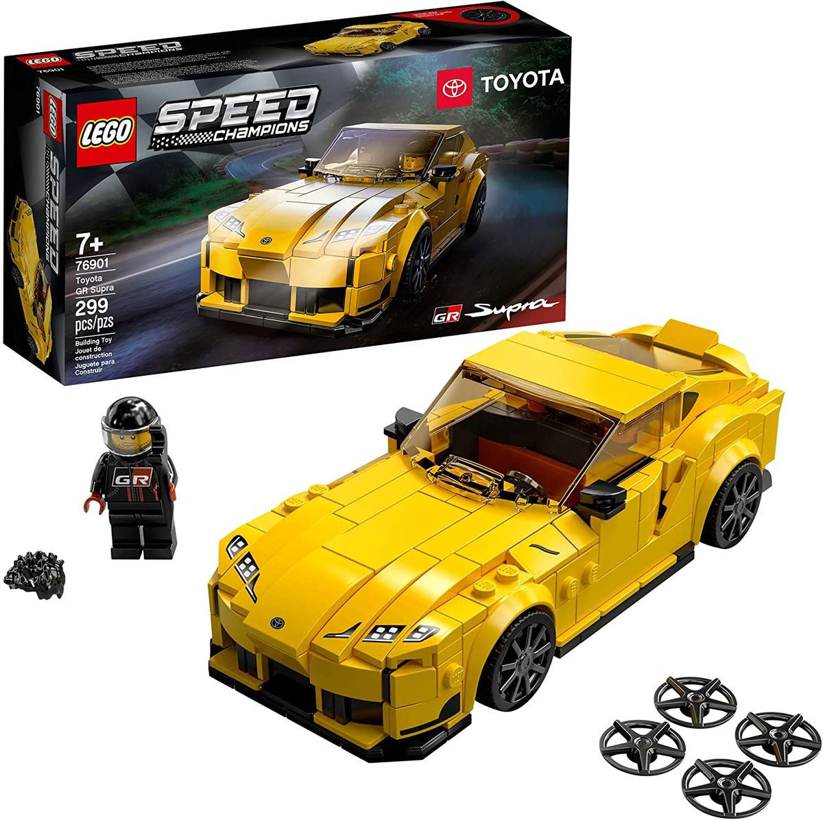 Speed Champions Toyota GR Supra 76901 Kit (299 Pieces)