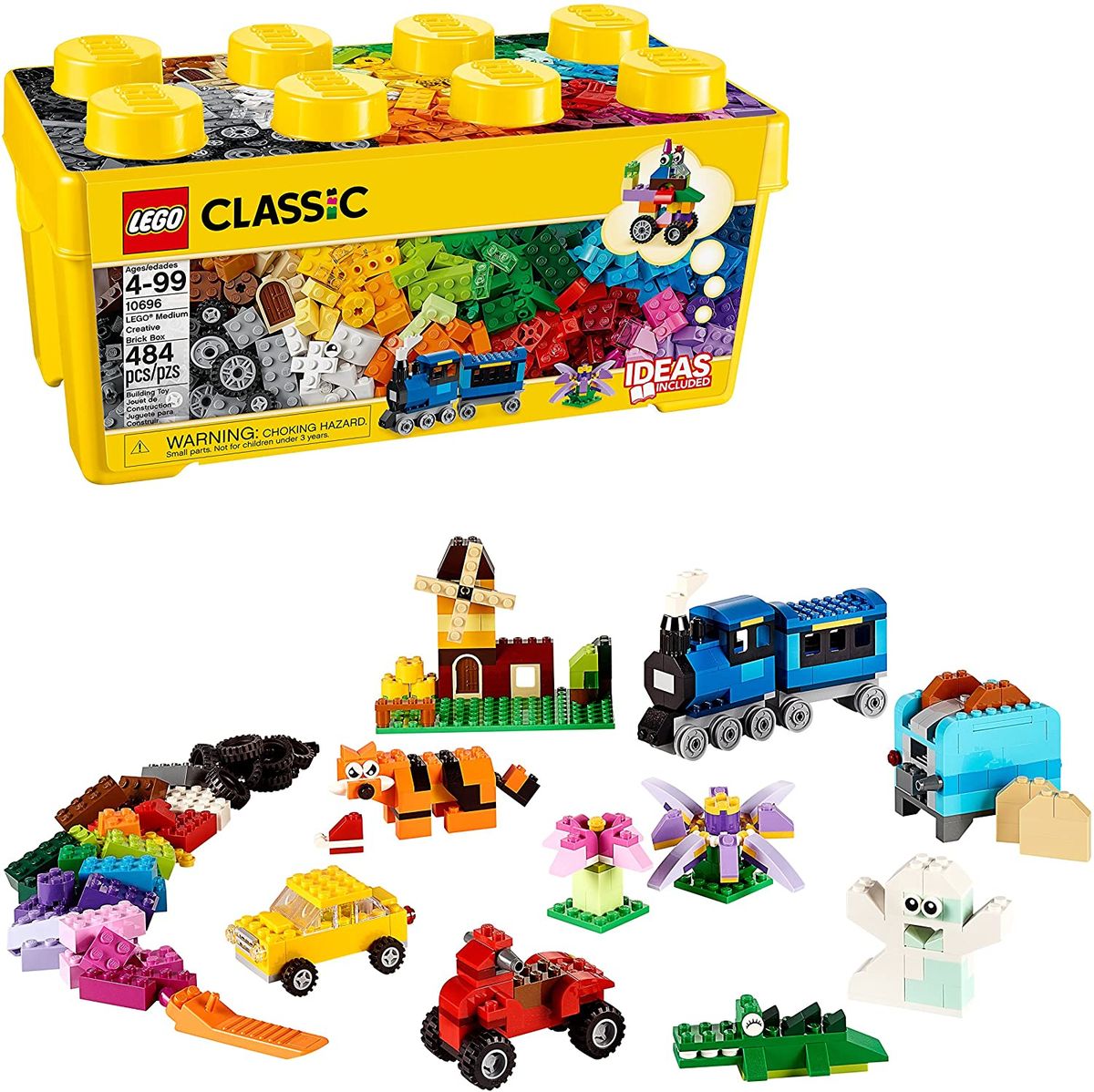 Classic Medium Creative Brick Box 10696 Kit 484 Pieces