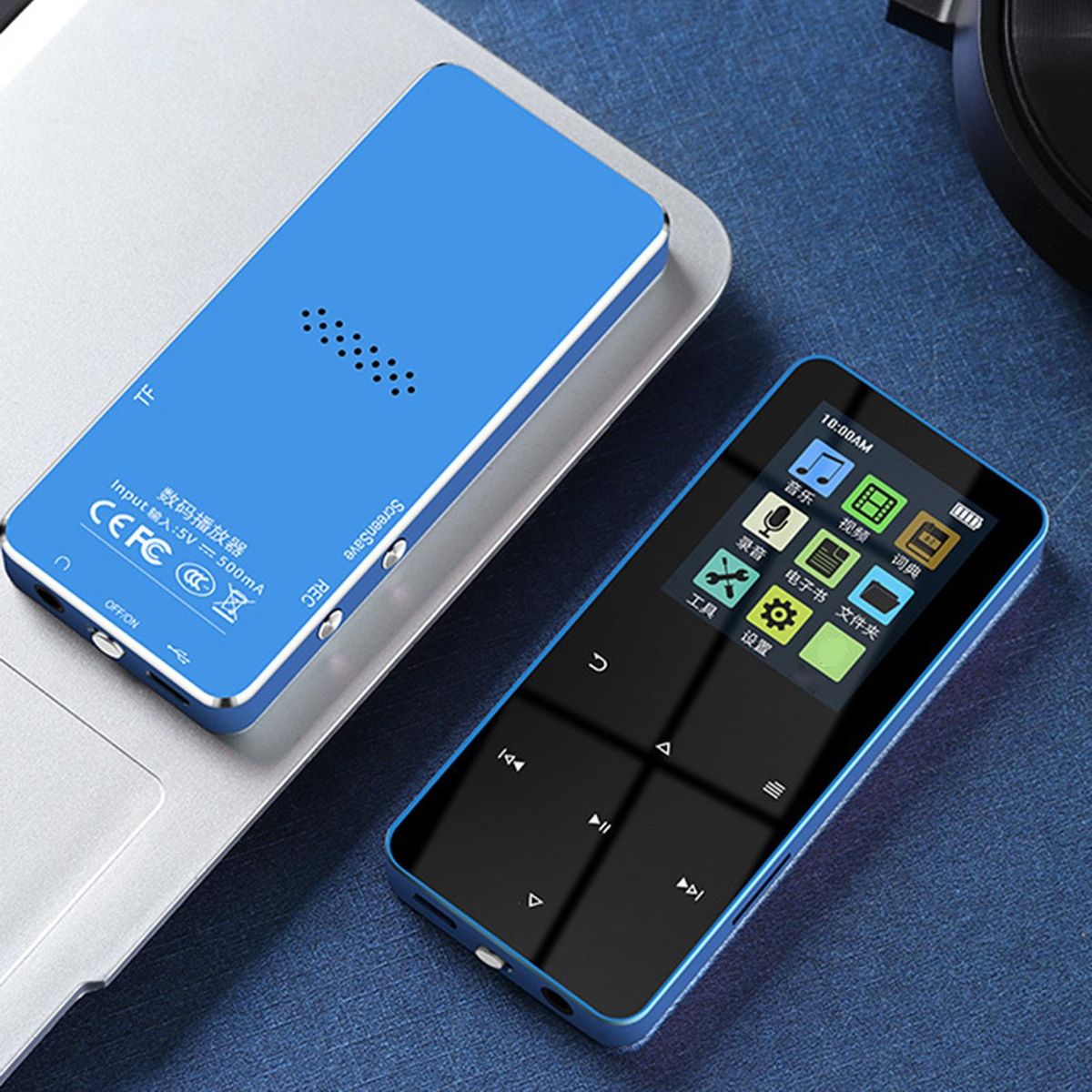 Mp3 Player with 16gb Memory Wireless Sound Oasis 16gb Bluetooth Mp3 Blue