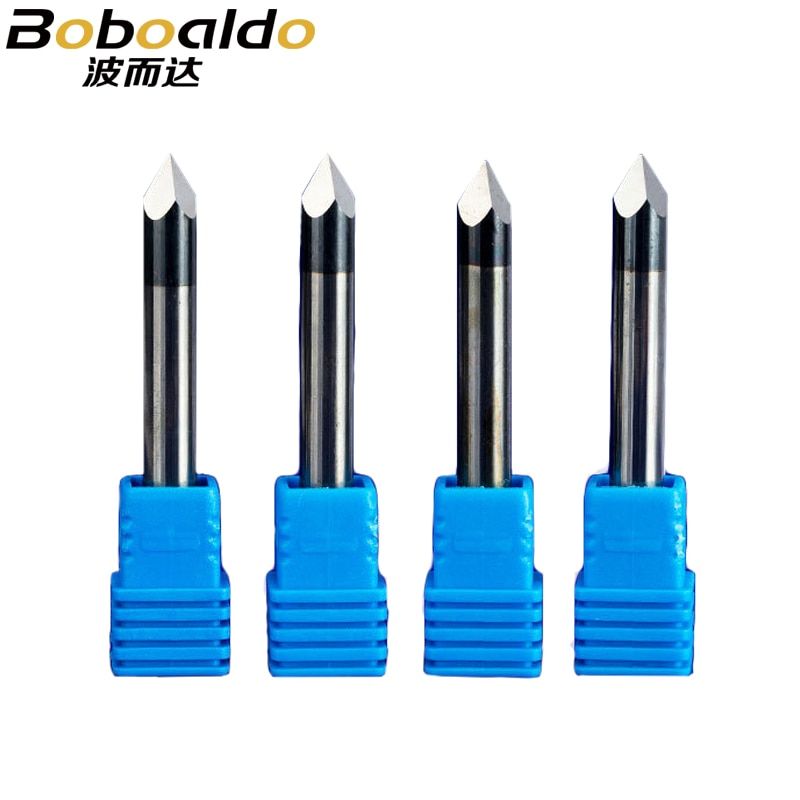 1Pcs 6mm SHK 4 Edge End Mill Diamond Marble Relief Engraving Tools Engraving Milling Granite 4 Stone Cutter Bits