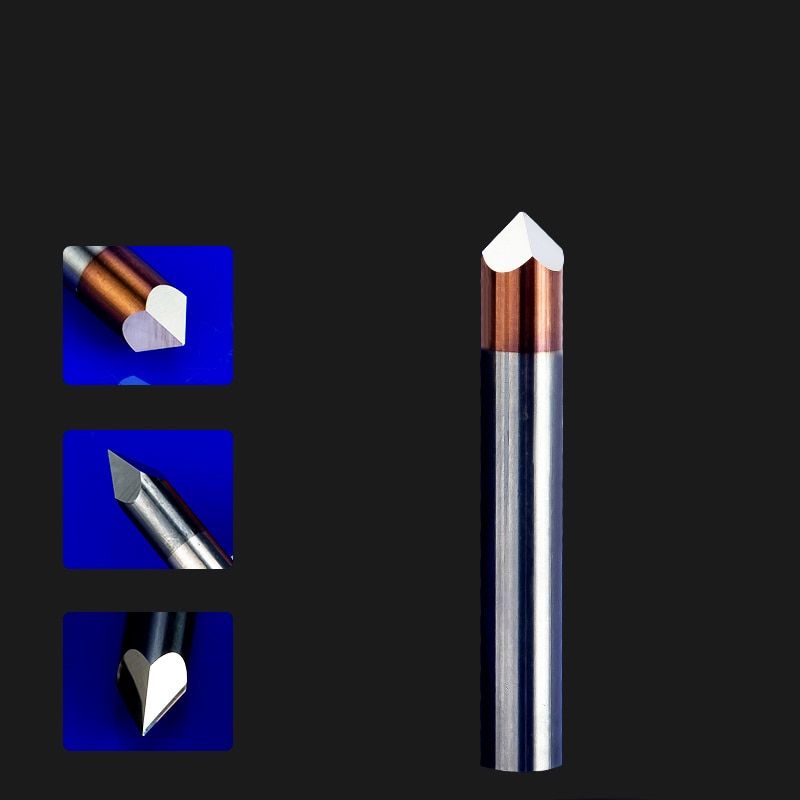 1Pcs 6mm SHK 4 Edge End Mill Diamond Marble Relief Engraving Tools Engraving Milling Granite 4 Stone Cutter Bits