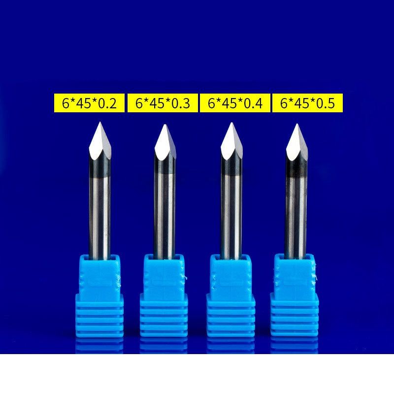 1Pcs 6mm SHK 4 Edge End Mill Diamond Marble Relief Engraving Tools Engraving Milling Granite 4 Stone Cutter Bits