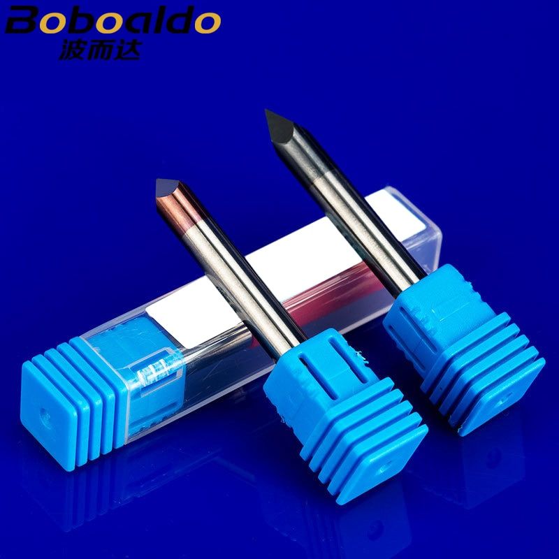 1Pcs 6mm SHK 4 Edge End Mill Diamond Marble Relief Engraving Tools Engraving Milling Granite 4 Stone Cutter Bits