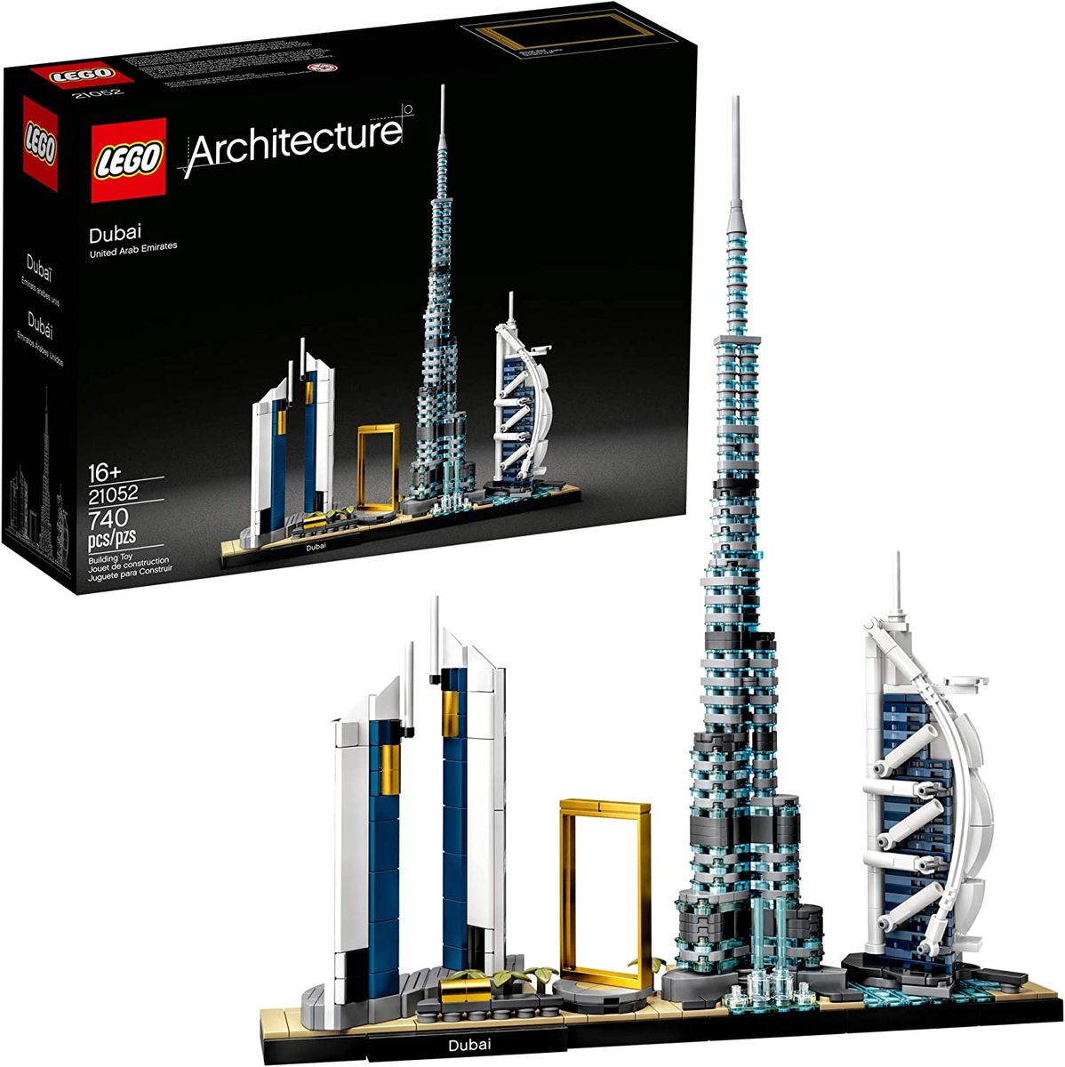 Architecture Skylines Dubai 21052 Building Kit For Adults (740 Pieces)