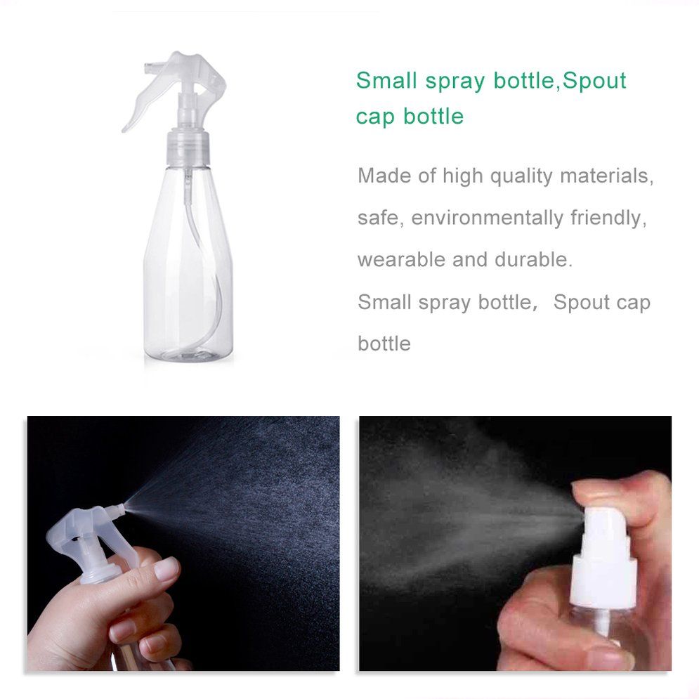 Beauty Spray Bottle  Plastic  200ml  Cosmetic Watering Can Spray Bottle Cosmetic Bottle Moisturizing Pack  Bottle 1pcs Transparent