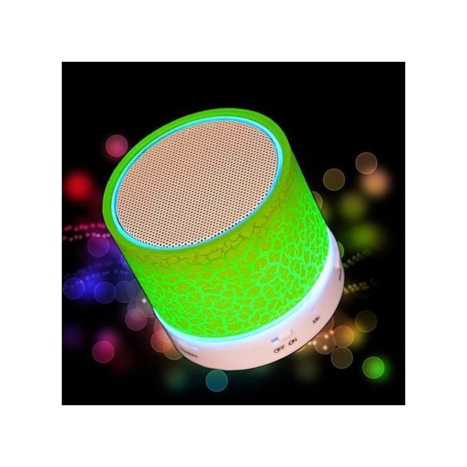 A9 Wireless Bluetooth Speaker Portable LED Mini Hands Free TF USB Subwoofer Music Sound Player For Car Phone Iphone PC(Blue) HT-S