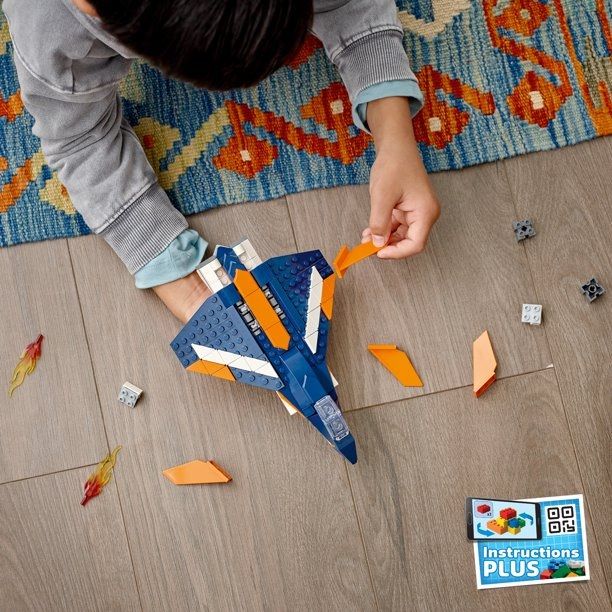 Creator 3in1 Supersonic-Jet 31126 Building Kit (215 Pieces)