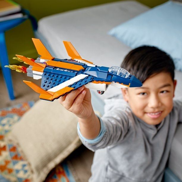 Creator 3in1 Supersonic-Jet 31126 Building Kit (215 Pieces)