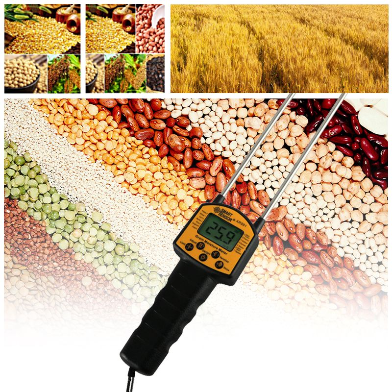 Digital Grain Moisture Meter AR991 Double Sensor Humidity