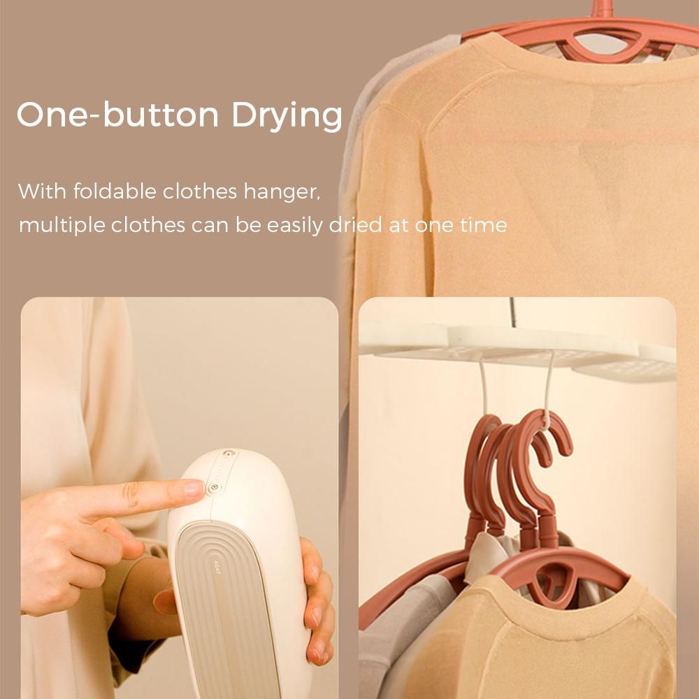 KGAT Multi-function Electric Cloth Dryer Negative Ion Sterilization Portable Dry and Dehumidify Sterilizer Home Shoes Dryer Quick Heating Machine