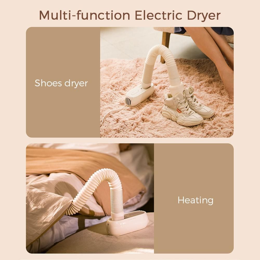 KGAT Multi-function Electric Cloth Dryer Negative Ion Sterilization Portable Dry and Dehumidify Sterilizer Home Shoes Dryer Quick Heating Machine