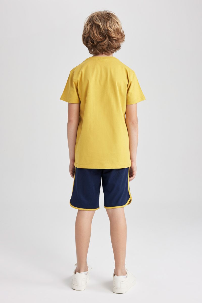 Boy Casual Knitted Set - Yellow