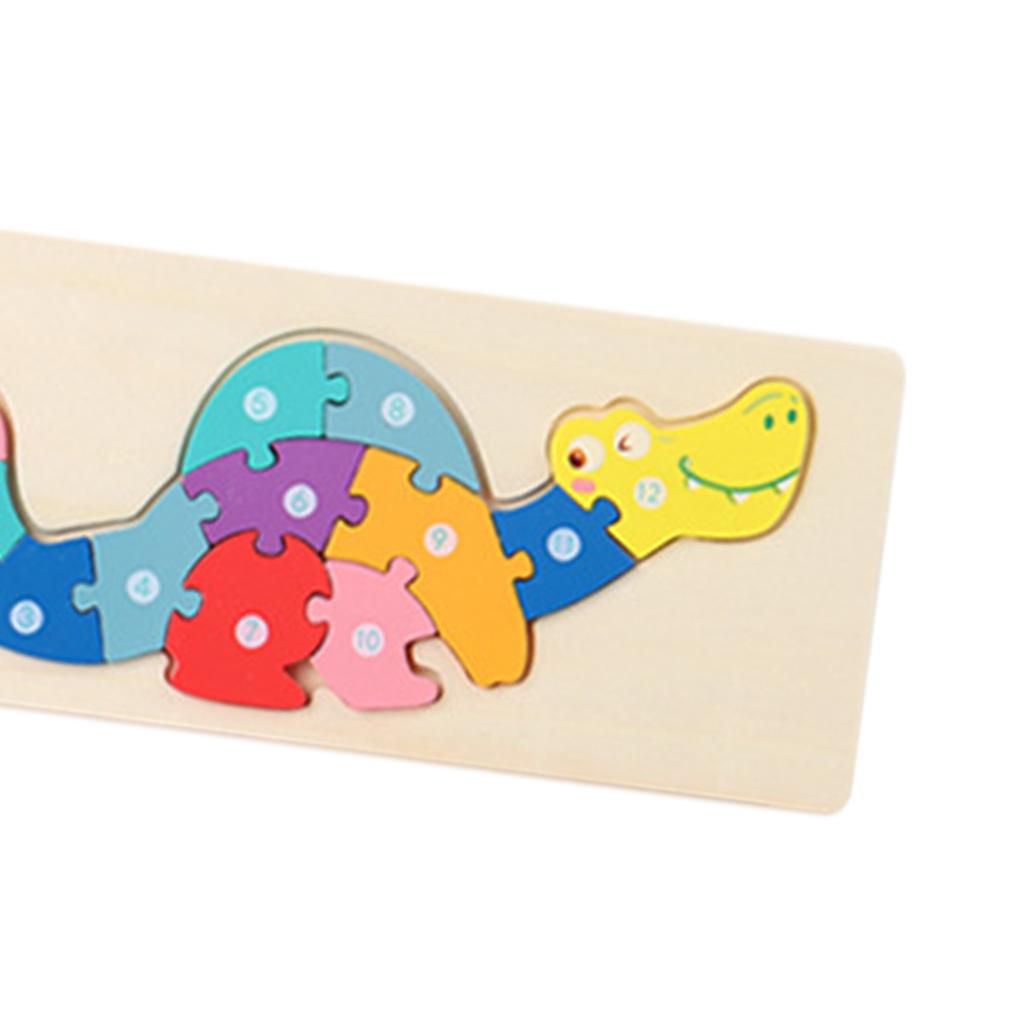 Wooden Jigsaw 3D Puzzle Locks Learning For Oys And Girls 1 2 3 Year B