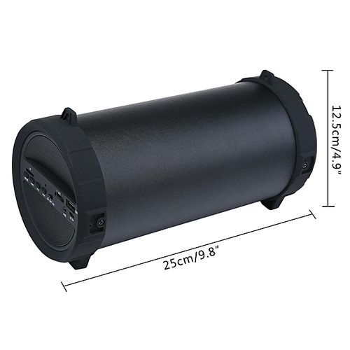 Portable Rechargeable Wireless Bluetooth Indoor & Outdoor Party Loud Speaker With SD Card, USB, AUX And FM HT-S