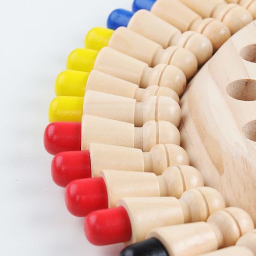 Kids Wooden Memory Match Stick Chess Game Educational Toys Brain