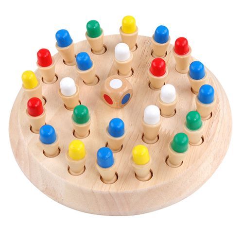 Kids Wooden Memory Match Stick Chess Game Educational Toys Brain
