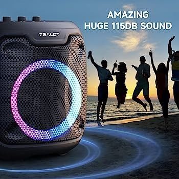 New Zealot P8 Outdoor Speaker +Wireless  Karaoke Microphone