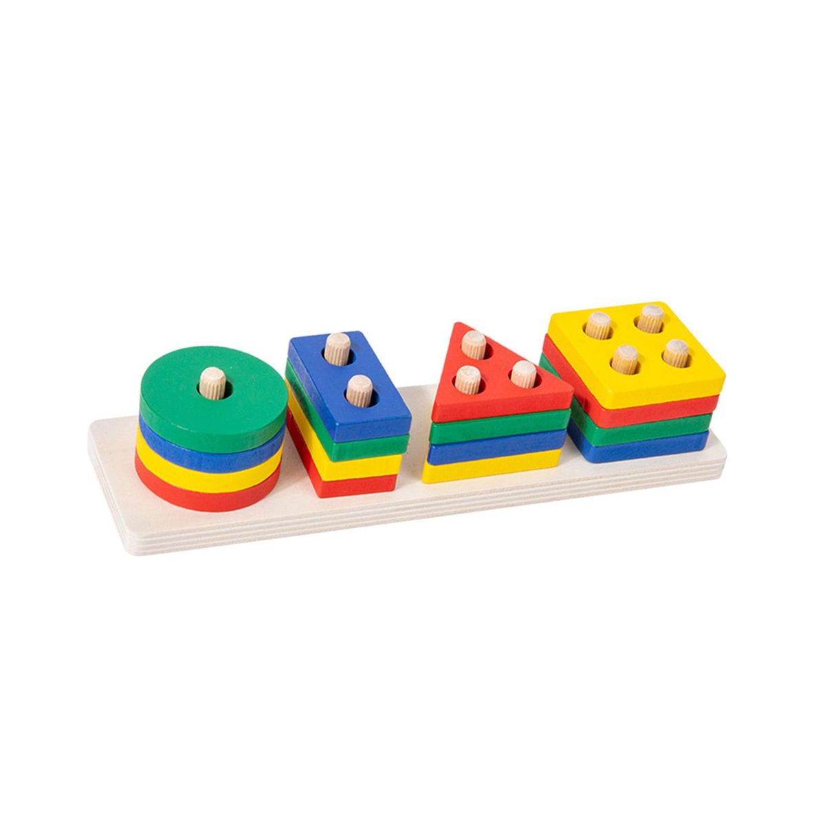 Wooden Sorting Stacking Montessori Toys For Kids Four