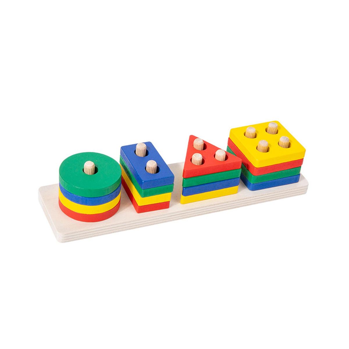 Wooden Sorting Stacking Montessori Toys For Kids Four