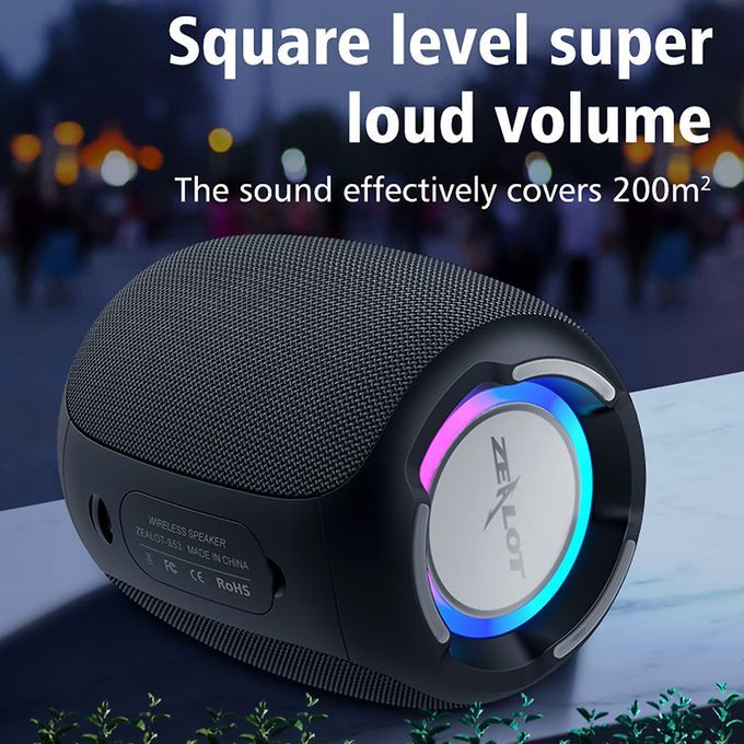 S53 Waterproof IPX6 Outdoor Wireless Bluetooth Speaker
