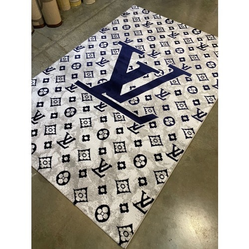 Turkish Rug - LV Inspired Center - 4 By 6ft - Multicolor