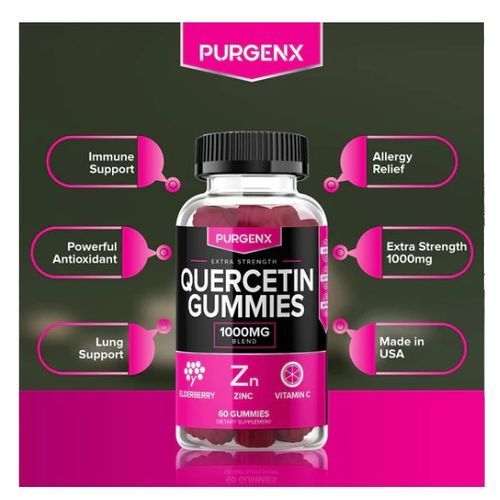 Quercetin 60 Gummy 1000 Mg