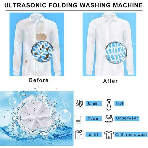 Mini Washing Machine Portable Ultrasonic Dishwasher With