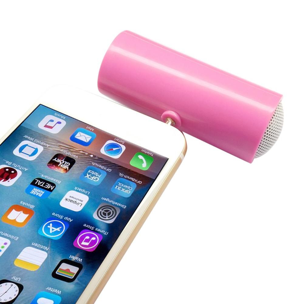 Portable 3.5mm Plug Mini Speaker Outdoor Sports Music-Pink