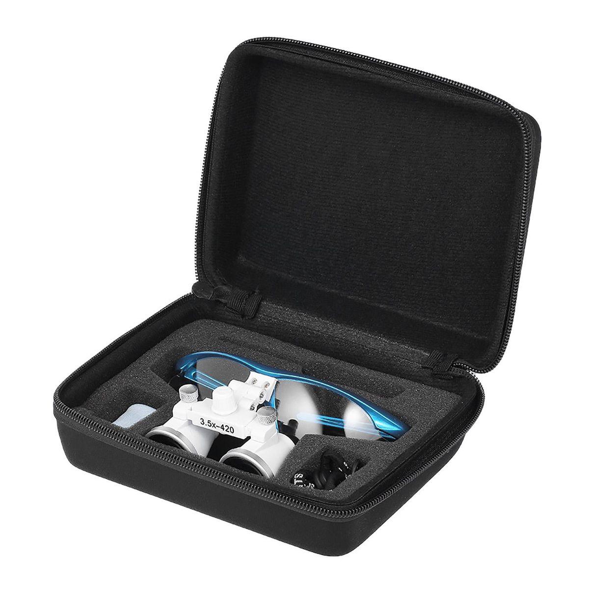 Dental Binocular Loupes 3.5X 420mm Dental Magnifier Optical Glass Dentists Surgical Loupes