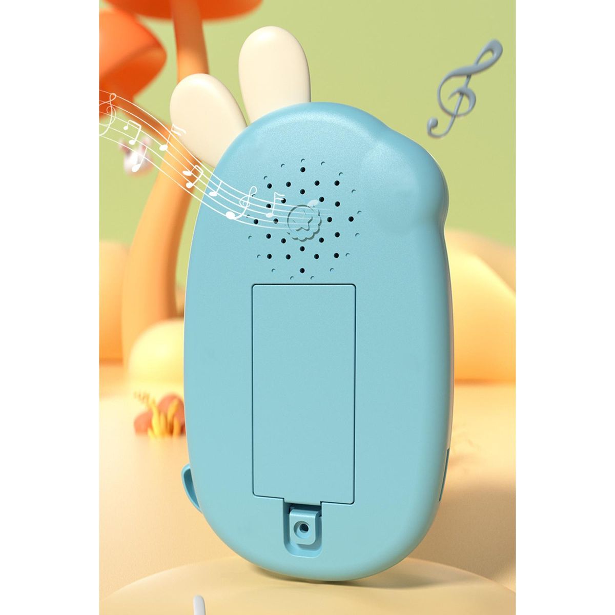 Teething Toy Phone For Babies 6-12-18 Months Portable Blue