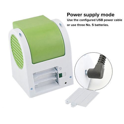 USB Rechargeable Water Cooler Fan Desk Car Mini Air *NEW