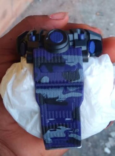 Children Sports LED Digital Military Watches Blue