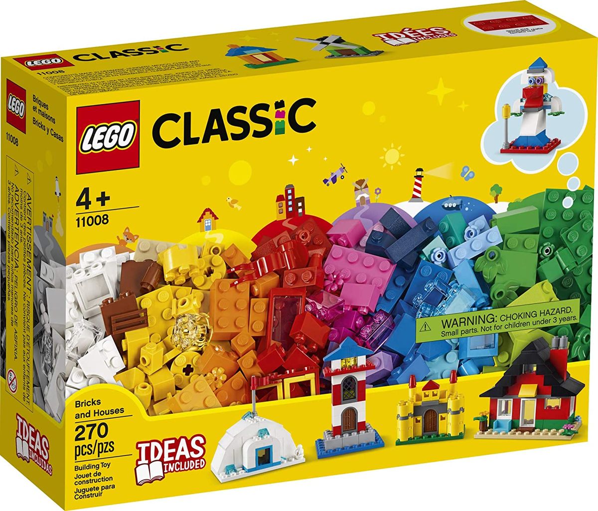 Classic Bricks And Houses 11008 Kids Building Set 270 Pieces